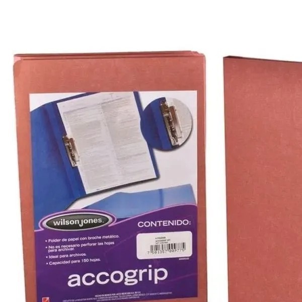 FOLDER CPALANCA CTA. CAOBA ACCOGRIP P-0968 PZA